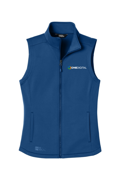 Embroidered One Digital - Eddie Bauer Women's Smooth Mid Layer Fleece Vest