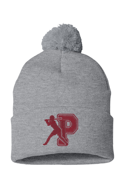 Portsmouth Girls Softball Pom-Pom 12" Knit Beanie