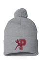 Portsmouth Girls Softball Pom-Pom 12" Knit Beanie