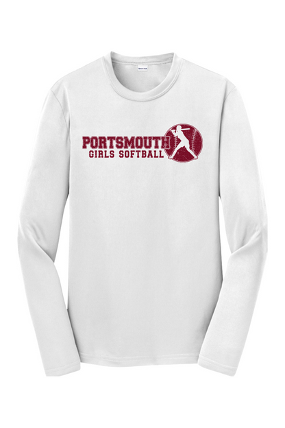 Portsmouth Girls Softball PosiCharge Competitor Long Sleeve Performance T-Shirt - Kid's