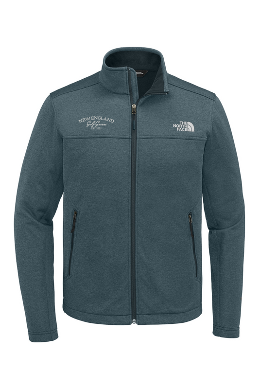 New England Golf Greens The North Face Chest Logo Ridgewall Soft Shell Jacket
