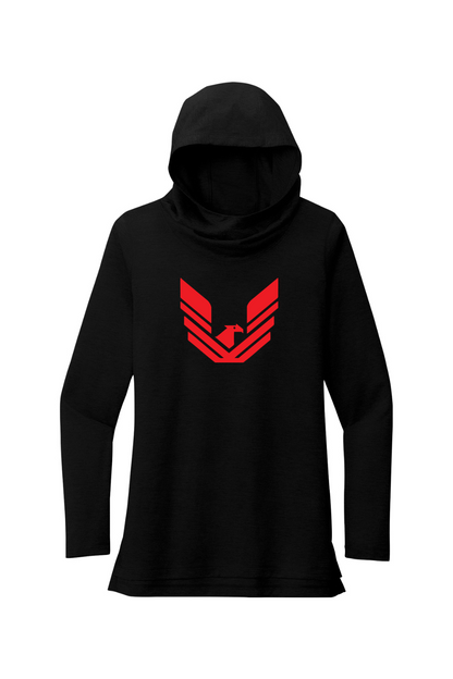 Tri-Blend Wicking Long Sleeve Ignite Hoodie - Womens