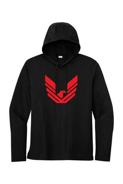 Tri-Blend Wicking Long Sleeve Ignite Hoodie - Mens