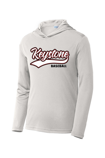 Keystone Baseball 100% polyester Competitor Hooded Shirt - Youth
