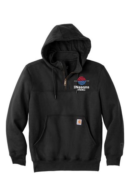 UG Nasons Carhartt Rain Defender Paxton Heavyweight Hooded Zip Mock Sweatshirt - Men's