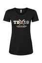 TB19 Subdued Flag Cotton Blend T-Shirt - Women's