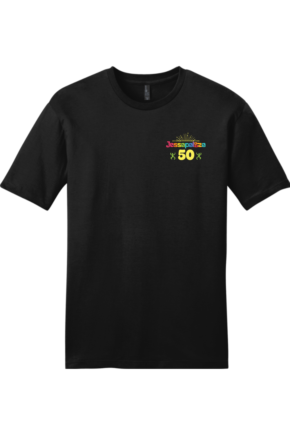 Jessapalooza Color Cotton T-Shirt  - Adult Mens/Unisex