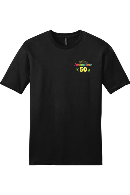 Jessapalooza Color Cotton T-Shirt  - Adult Mens/Unisex