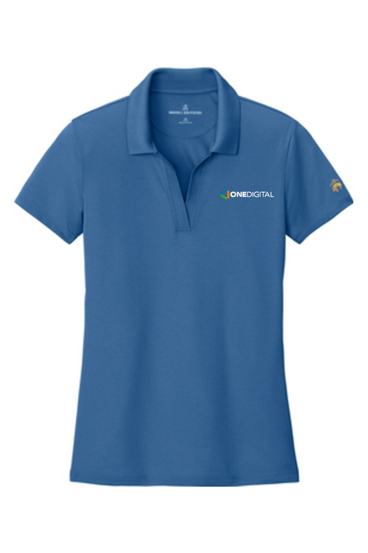 Embroidered One Digital - Brooks Brothers Women's Mesh Pique Performance Polo