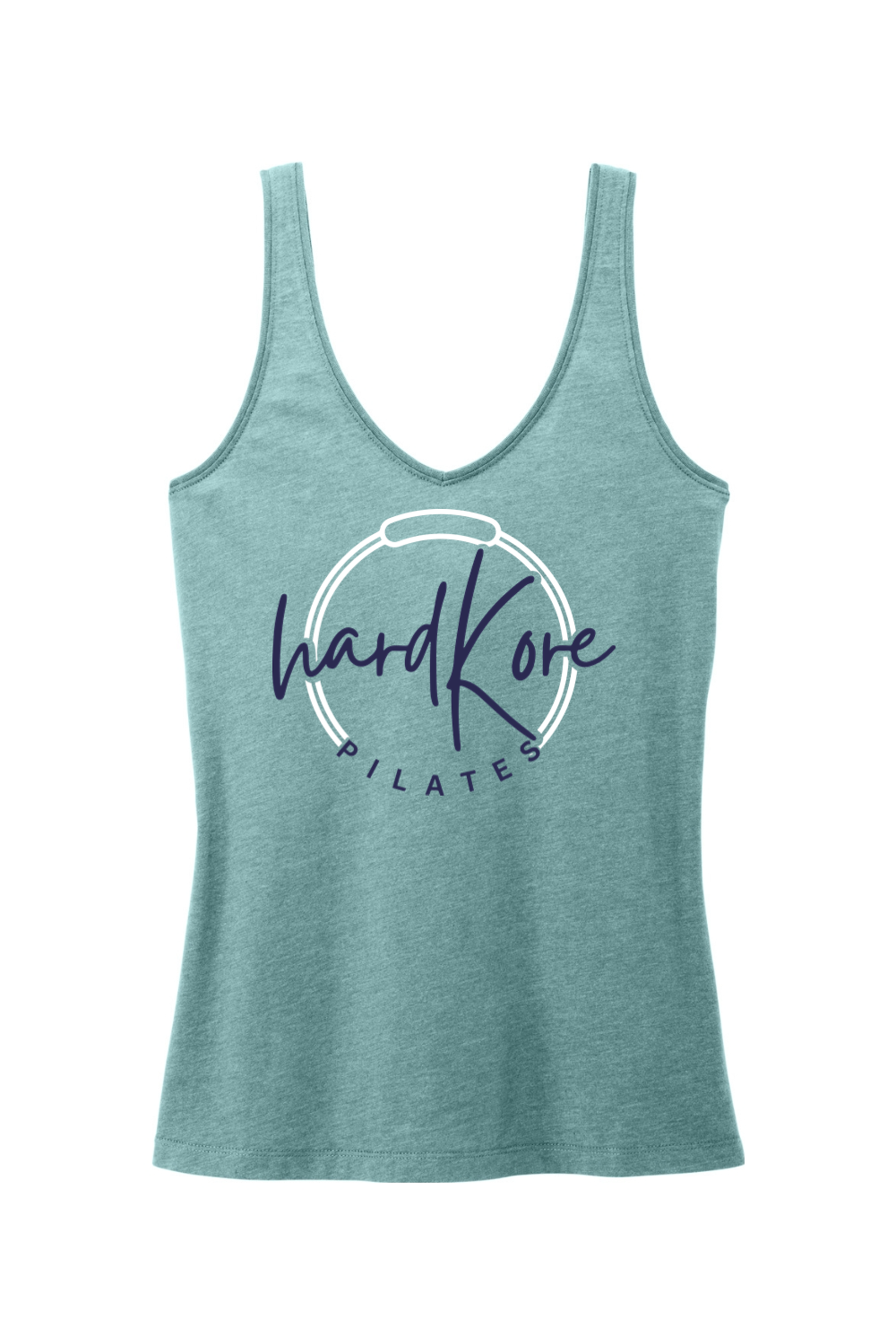 Hard Kore Pilates Blend CVC V-Neck Tank - Women's