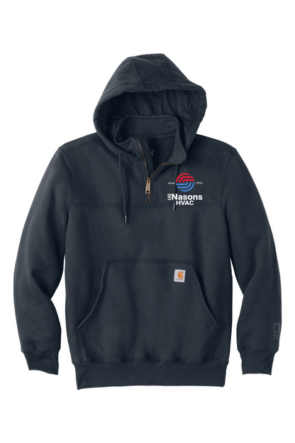UG Nasons Carhartt Rain Defender Paxton Heavyweight Hooded Zip Mock Sweatshirt - Men's