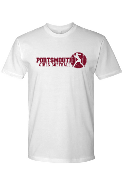 Portsmouth Girls Softball Cotton T-Shirt - Men's