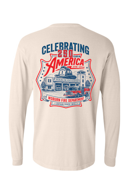 WFD Celebrating USA's 250th Comfort Colors Long Sleeve T-Shirt - Men's