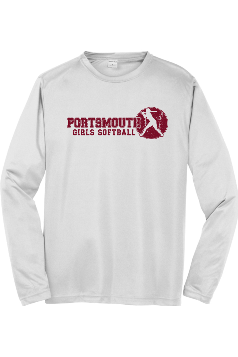 Portsmouth Girls Softball Long Sleeve PosiCharge Competitor T-Shirt - Adult