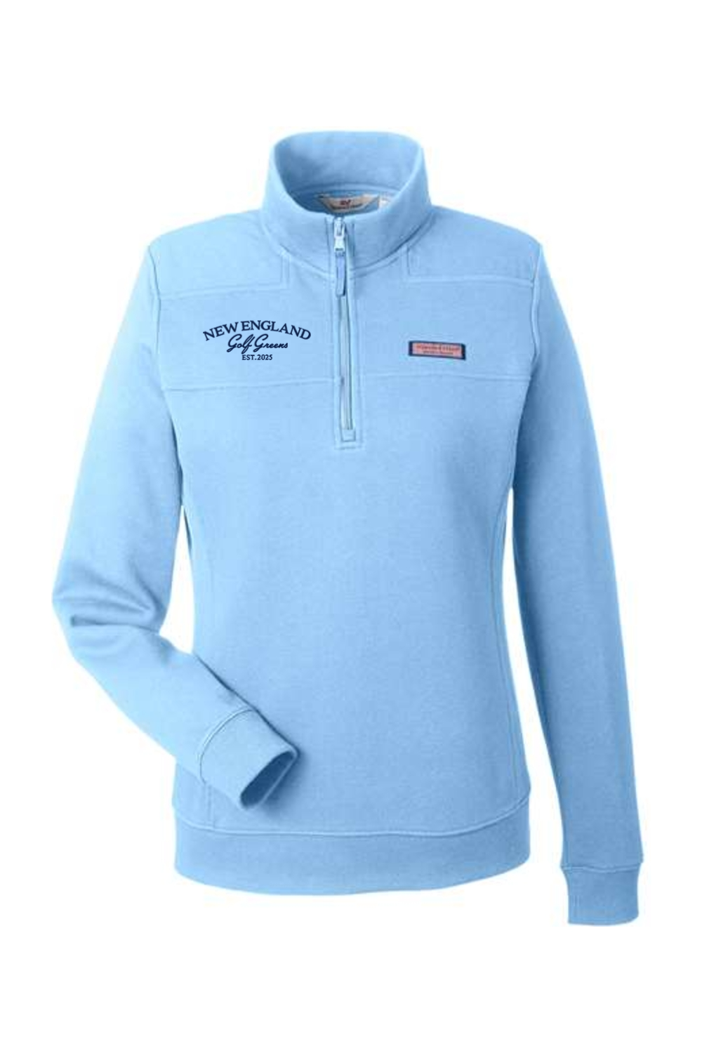New England Golf Greens Embroidered Vineyard Vines Women's Collegiate Shep Shirt