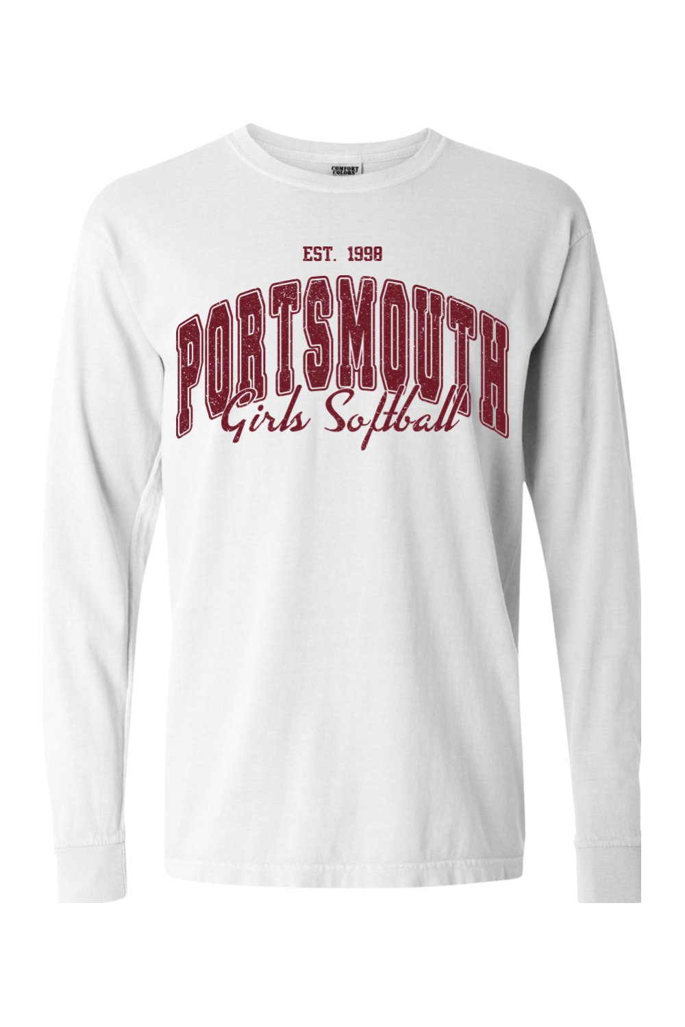 Portsmouth Softball '98 Comfort Colors Long SLeeve T-Shirt - Men's