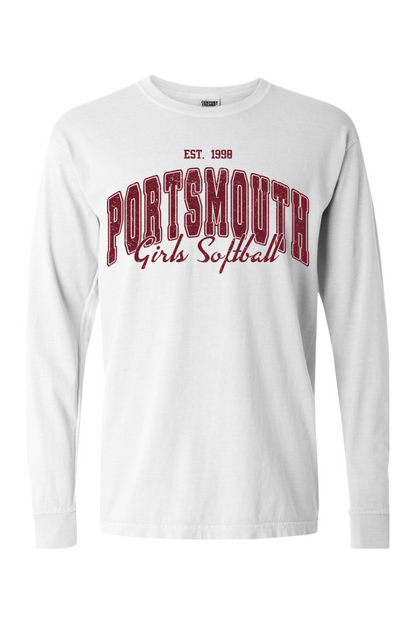 Portsmouth Softball '98 Comfort Colors Long SLeeve T-Shirt - Men's