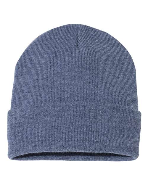 12'' Solid Cuffed Beanie