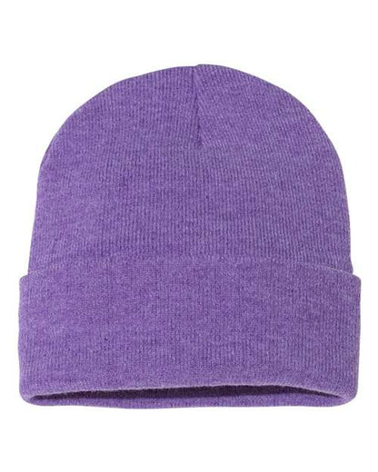 12'' Solid Cuffed Beanie