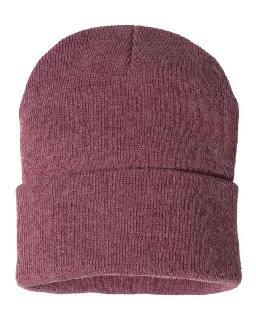 12'' Solid Cuffed Beanie
