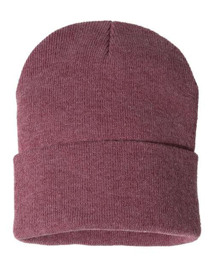 12'' Solid Cuffed Beanie