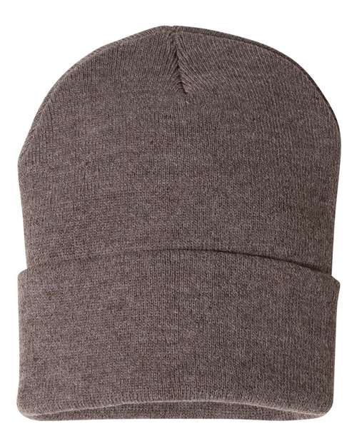 12'' Solid Cuffed Beanie