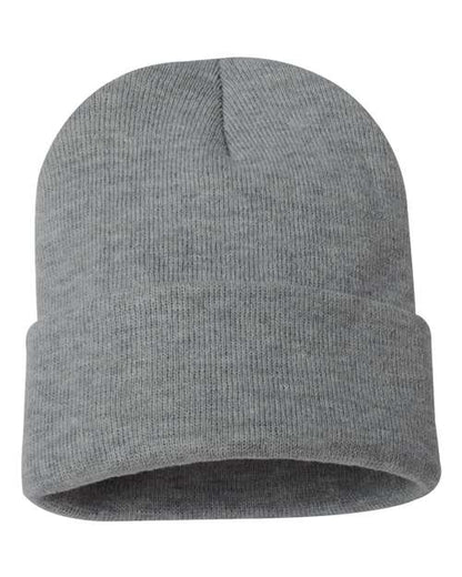 12'' Solid Cuffed Beanie