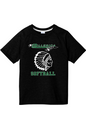 Billerica Softball Youth Tri-Blend Wicking Raglan Tee