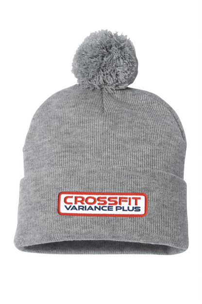 Crossfit Variance Patch Pom Beanie