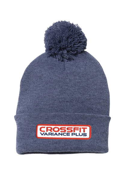 Crossfit Variance Patch Pom Beanie