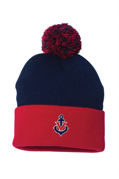 Crossfit Variance Patch Pom Beanie