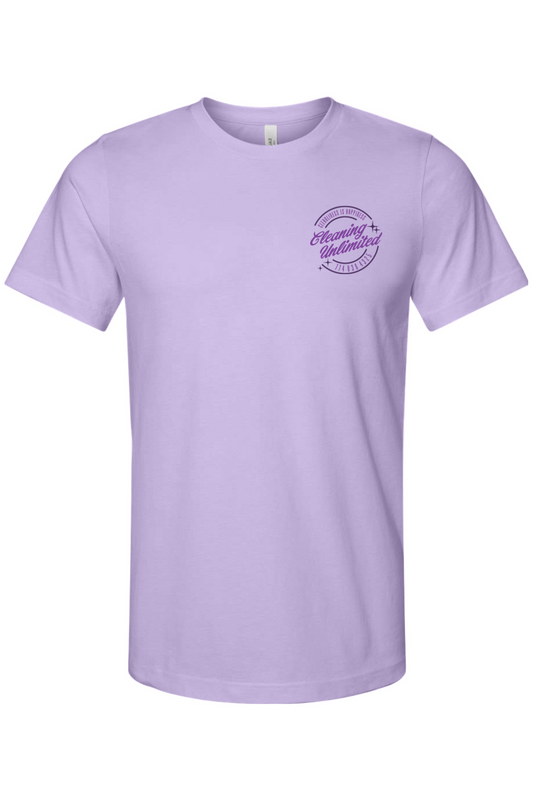 Cleaning Unlimited 2025 Purple Cotton T-Shirt - Unisex