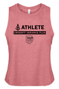 Athlete Games Women's Racerback Cropped Tank