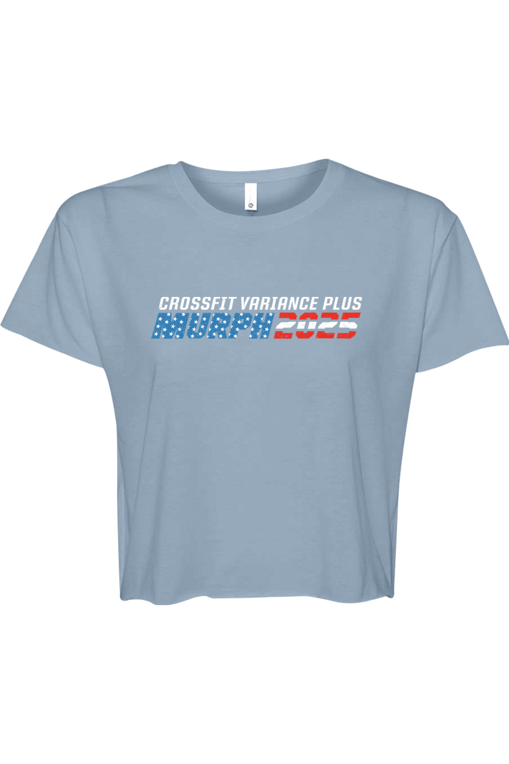 Crossfit Variance Plus Murph Challenge 25 Cotton Blend Crop T-Shirt - Women's