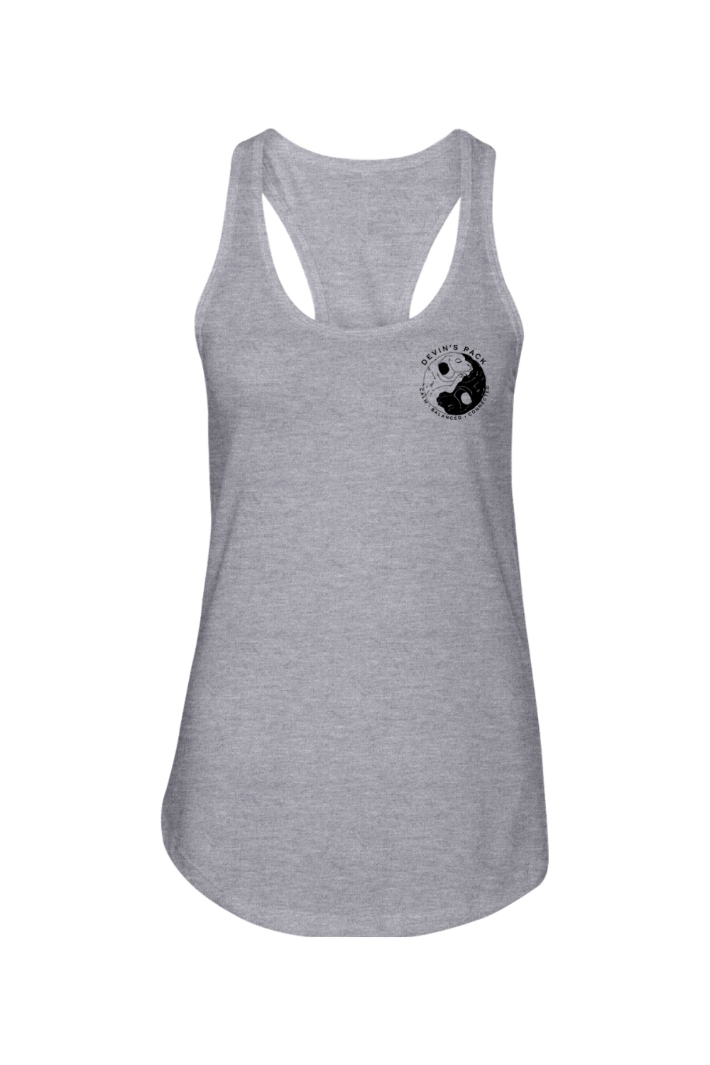 Devins Pack Circle Logo Women's Jersey Racerback Tank