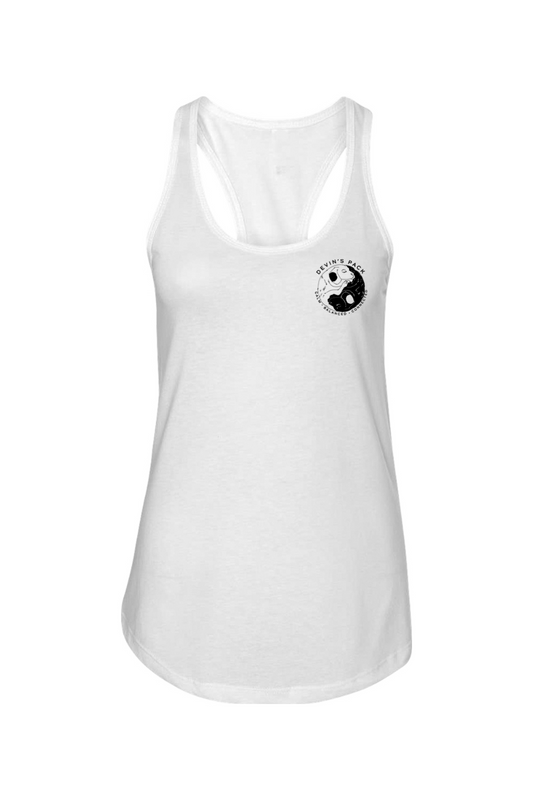 Devins Pack Circle Logo Women's Jersey Racerback Tank