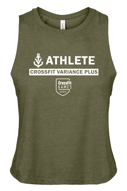 Athlete Games Women's Racerback Cropped Tank