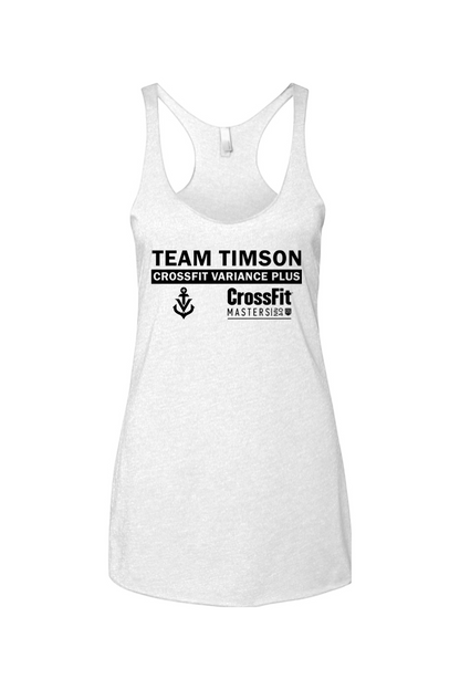 Team Timson Women's Triblend Racerback Tank