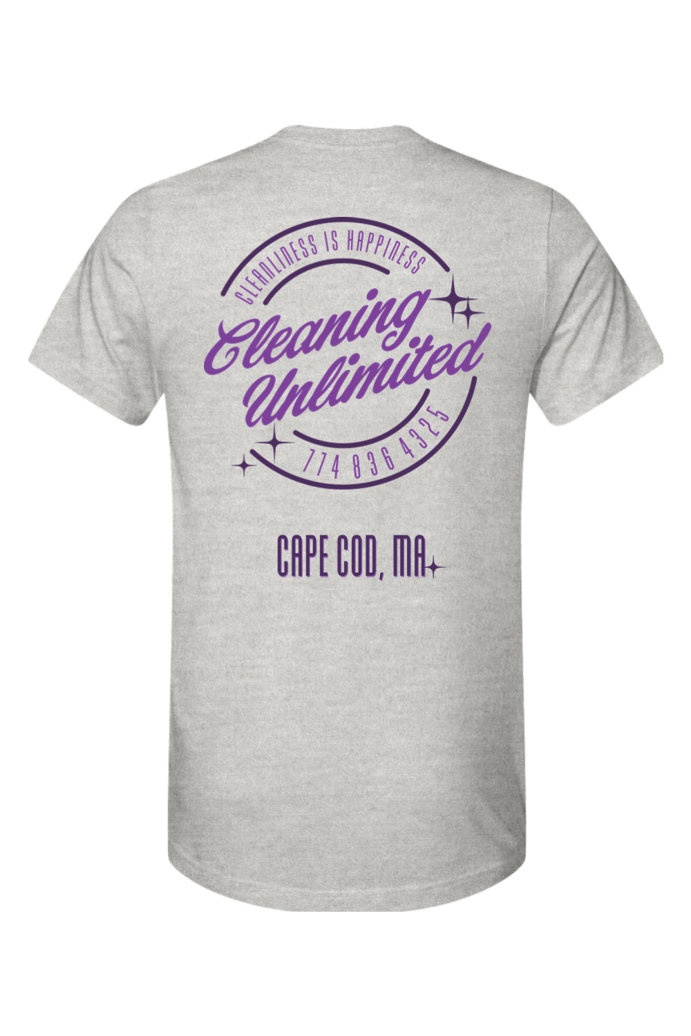 Cleaning Unlimited 2025 Purple Cotton T-Shirt - Unisex