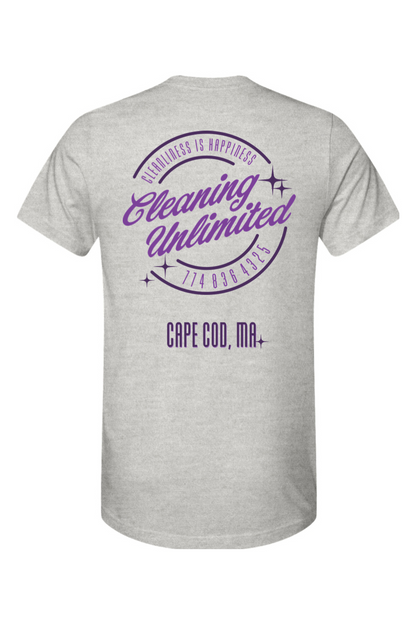 Cleaning Unlimited 2025 Purple Cotton T-Shirt - Unisex