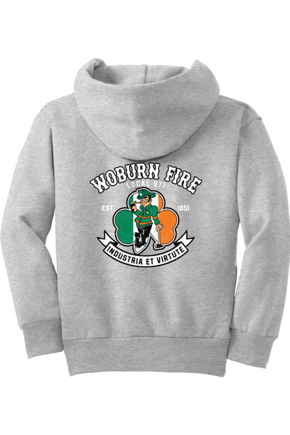 Local 971 Woburn Fire Dept. Youth Fleece Pullover Hooded Sweatshirt