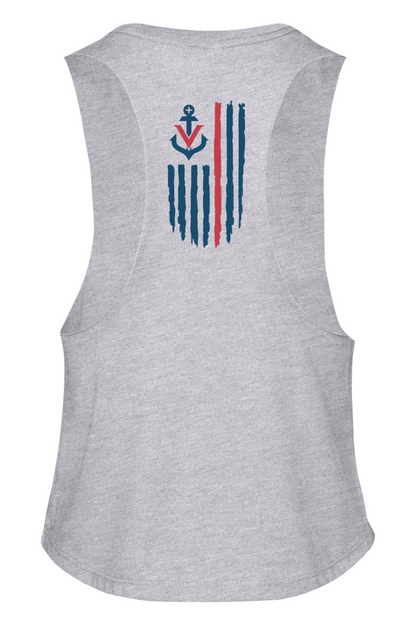 Crossfit Variance Plus 343 Burpees Racerback Cropped Tank - Women's