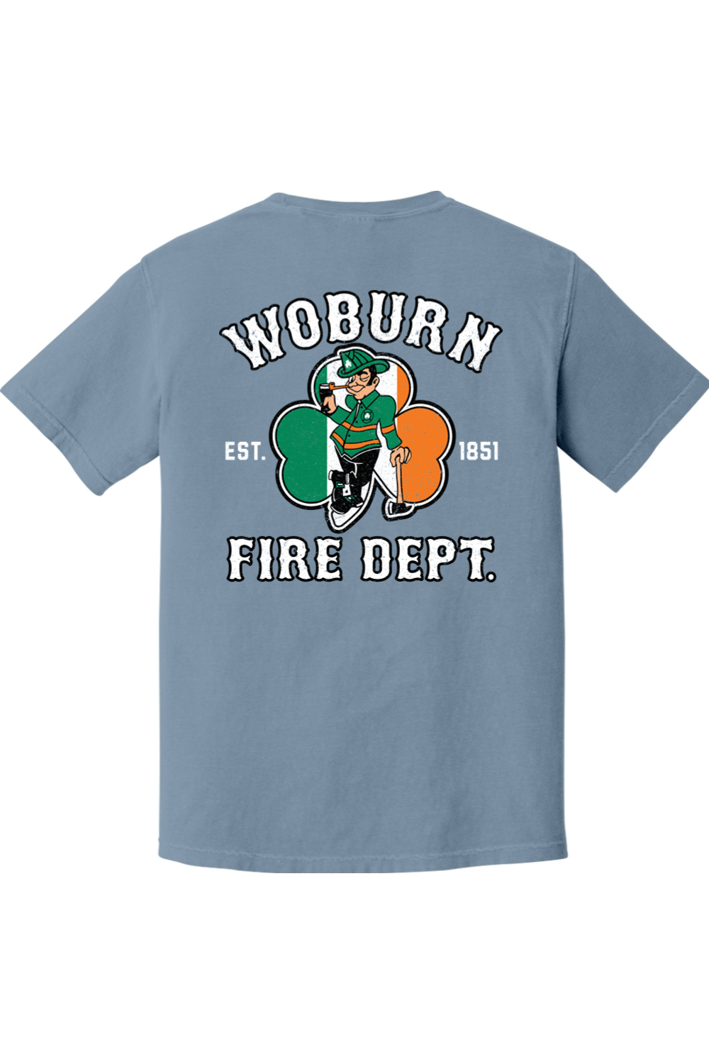 Woburn Fire Dept. 100% Cotton Soft-Washed T-Shirt - Unisex Adult