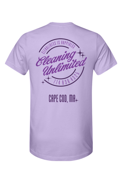 Cleaning Unlimited 2025 Purple Cotton T-Shirt - Unisex