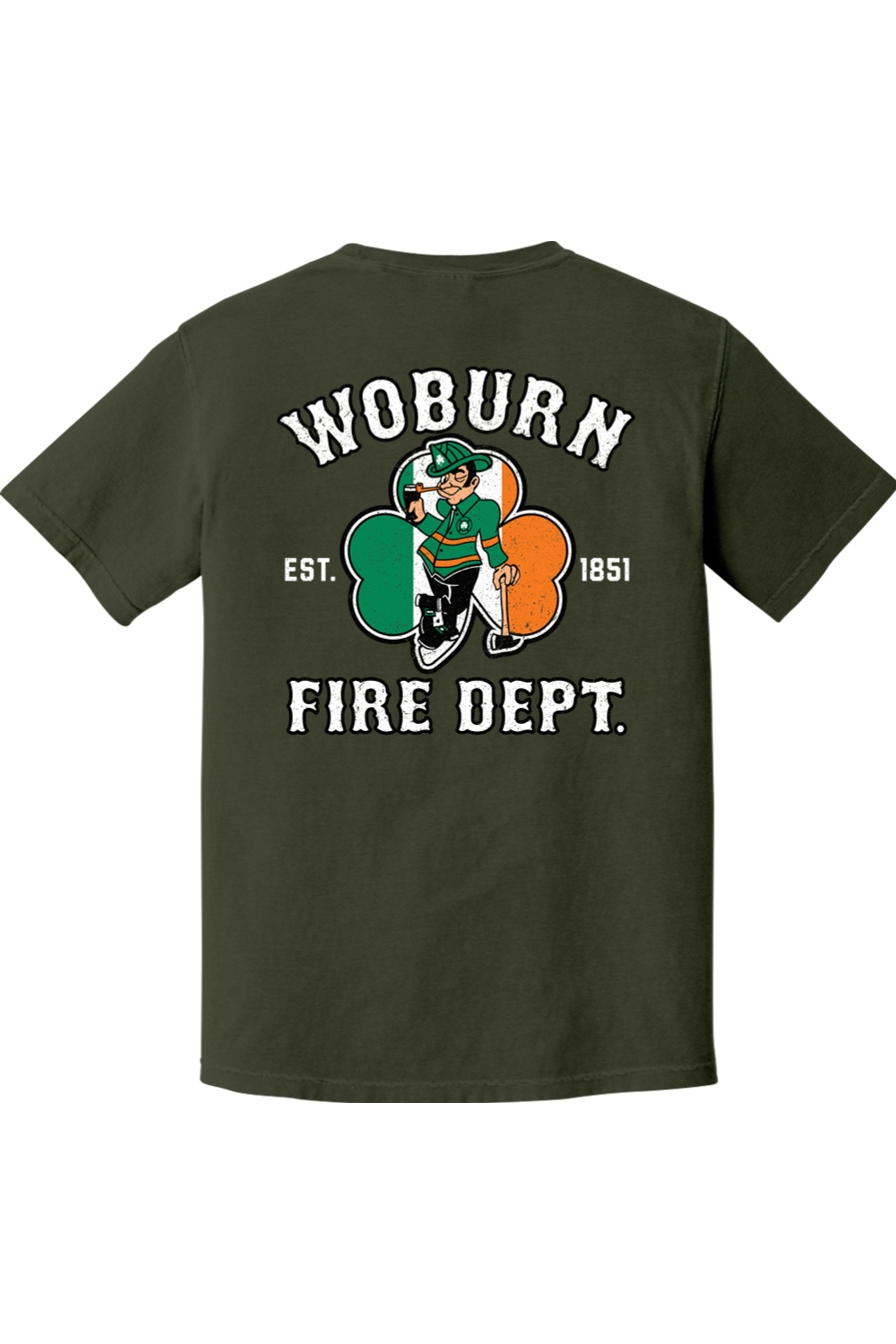 Woburn Fire Dept. 100% Cotton Soft-Washed T-Shirt - Unisex Adult