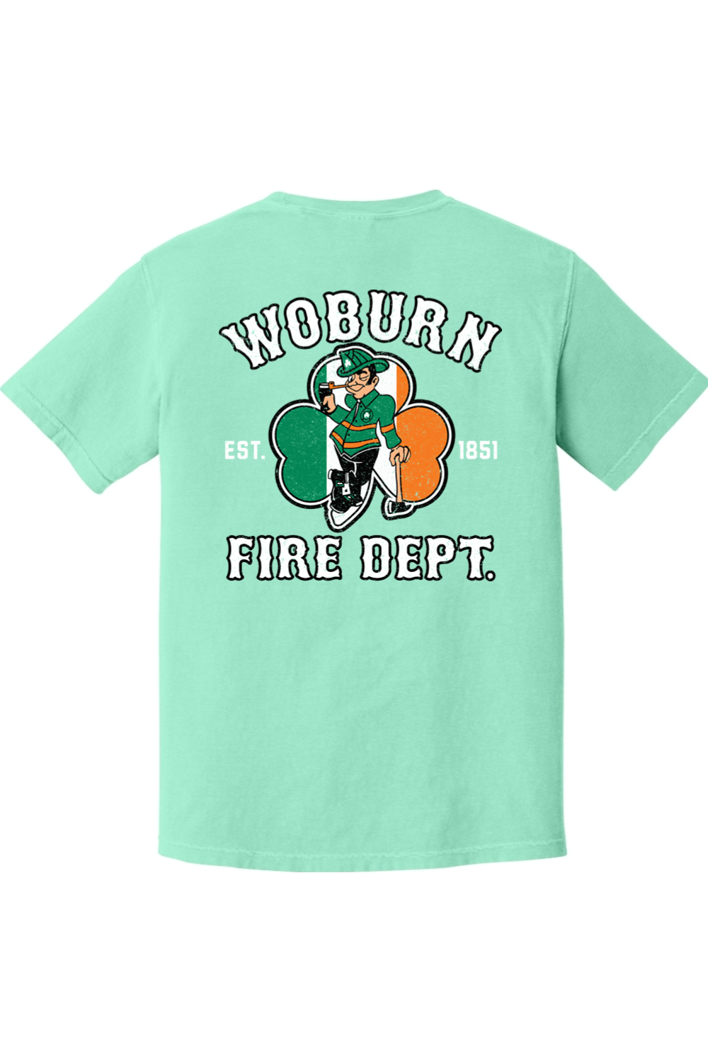 Woburn Fire Dept. 100% Cotton Soft-Washed T-Shirt - Unisex Adult