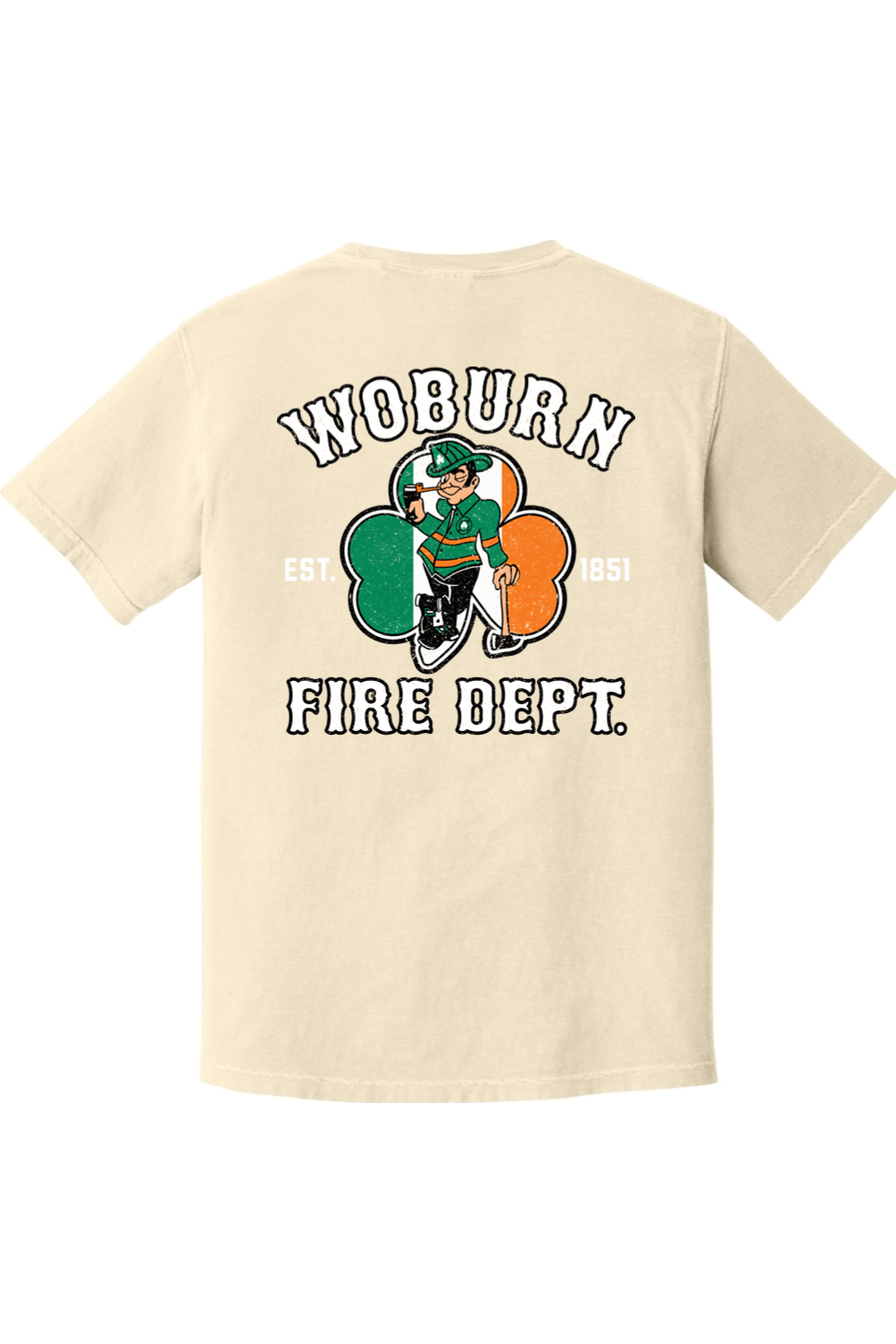 Woburn Fire Dept. 100% Cotton Soft-Washed T-Shirt - Unisex Adult
