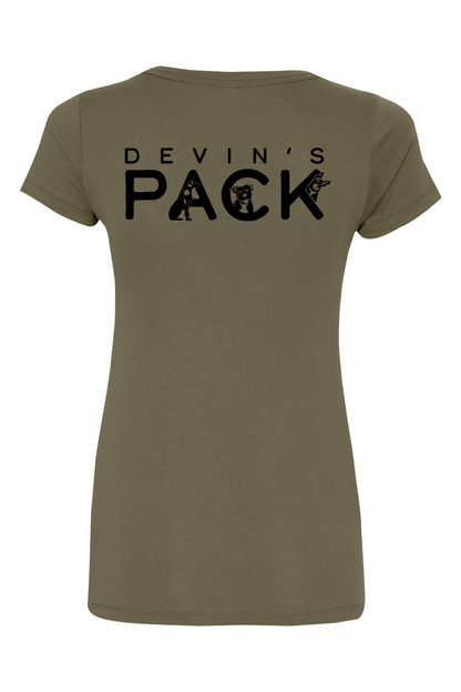 Devins Pack Women's V-neck T-shirt