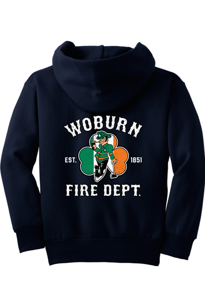 Woburn Fire Dept. Youth Fleece Pullover Hooded Sweatshirt