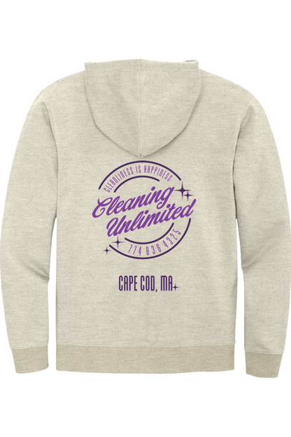 Cleaning Unlimited 2025 Purple Full Zip Hoodie - Unisex